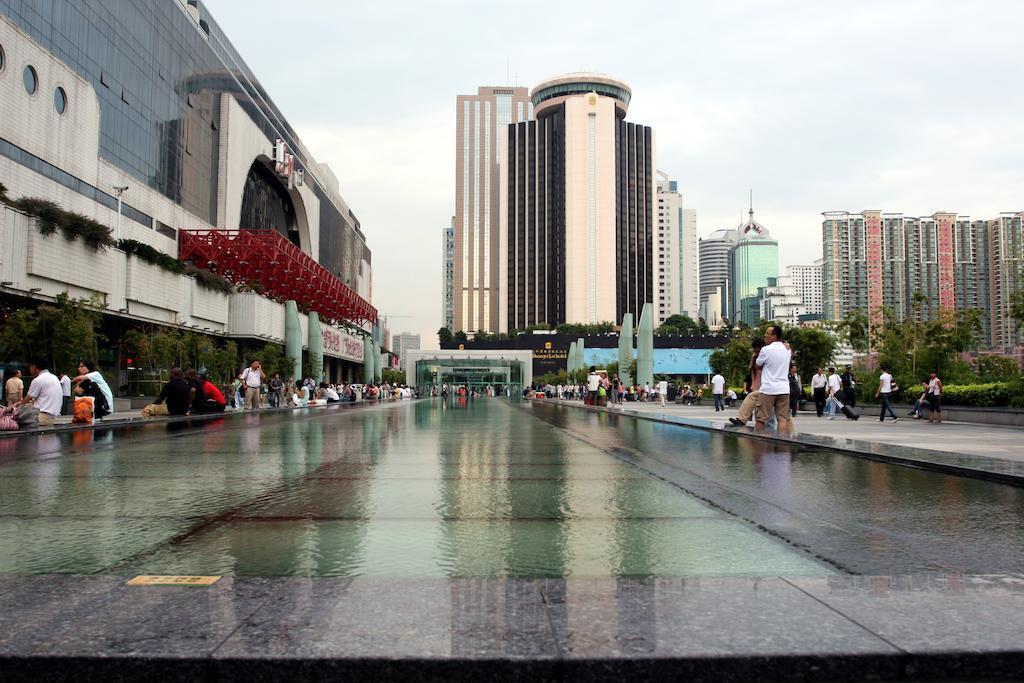 Shenzhen Luohu Railway Station Hotel - Commercial Building Bagian luar foto